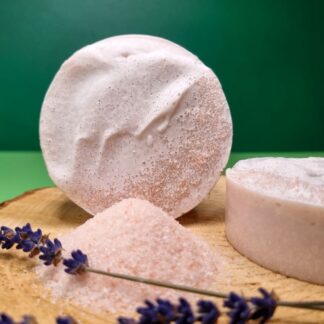 Lavendel og cedertræ sæbe, salt sæbe, himalaya salt, hård sæbe, duftende sæbe, æteriske olier